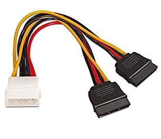 CABLE SATA ALIMENTACION 1 IDE A 2 SATA 48