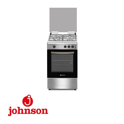 COCINA DE GAS JOHNSON 50 CM 3 F. y HORNO COCI50B3X 18