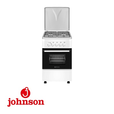 COCINA DE GAS JOHNSON 50 CM 4 F. y HORNO COCI50BB 20