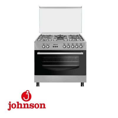 COCINA DE GAS JOHNSON 90 CM 5 F. Y HORNO INOX. COCI90BX 39